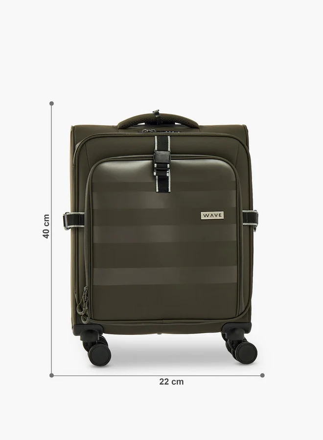 وايف Striped Softcase Trolley Bag With Retractable Handle